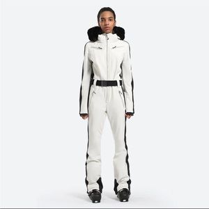 Women’s One Piece Hooded Ski Suit